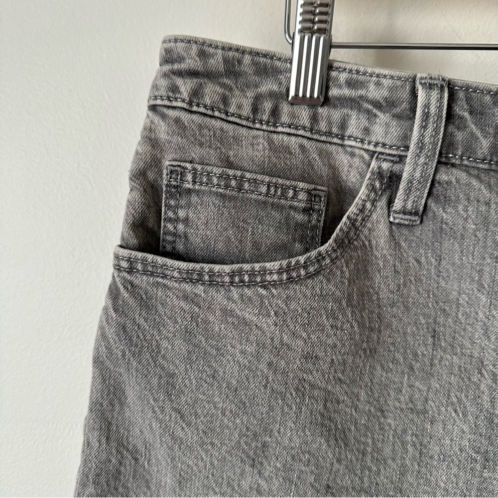 Universal Thread | Gray Cut Off Button Fly Shorts - image 3